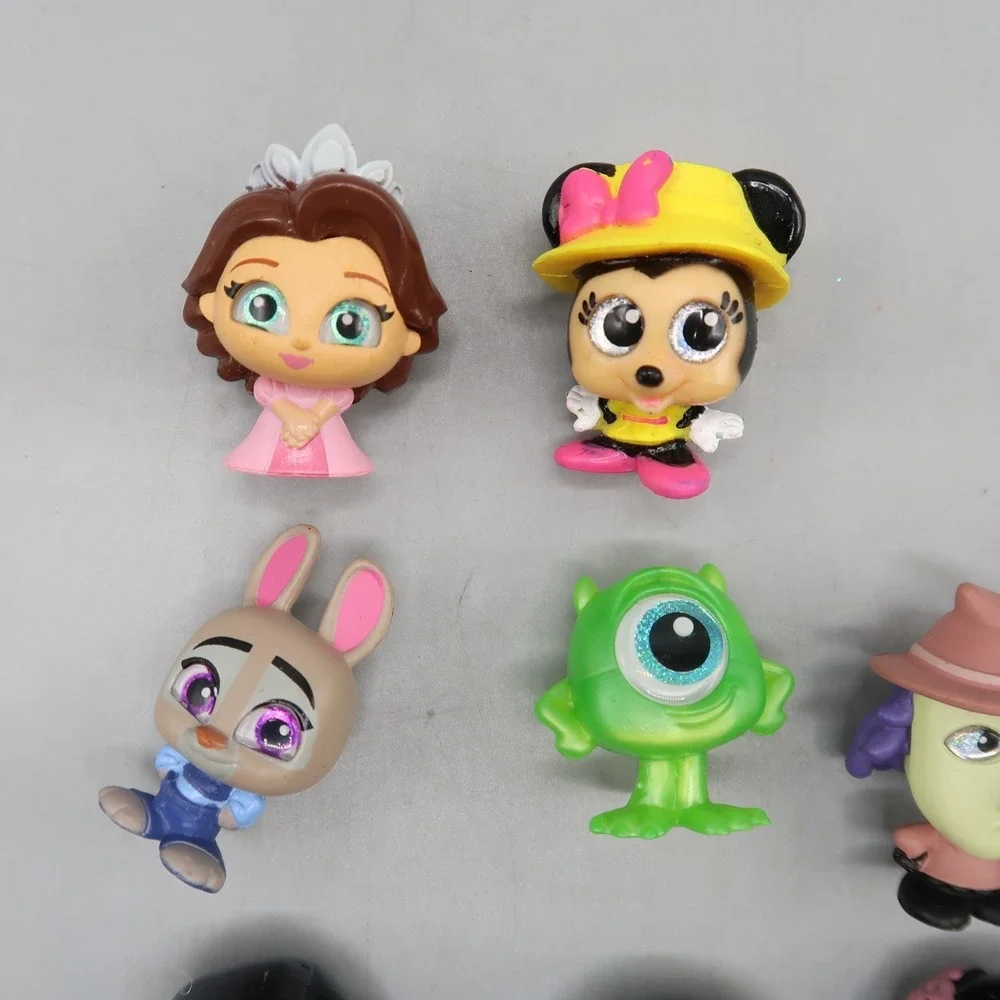 Disney Doorables Lot of 12 Moana Minnie Stitch Jasmin Pocahontas Mike Mulan Eric